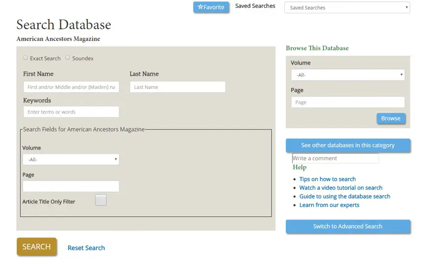 Gambar pencarian database