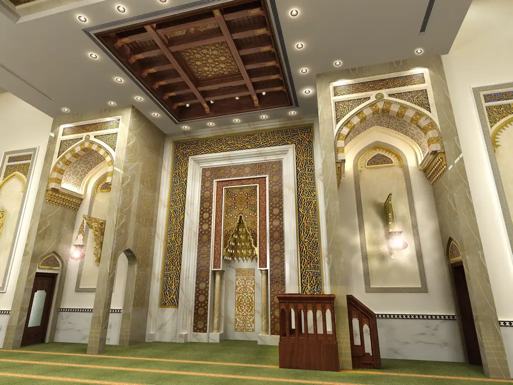 Gambar interior masjid