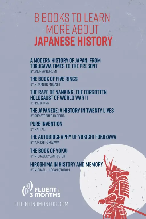 Seseorang sedang meneliti sejarah Jepang