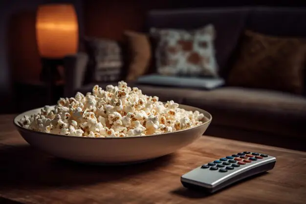 popcorn dan remote control