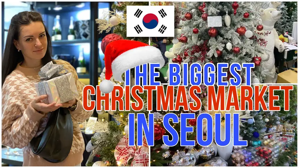 Suasana musim dingin di Seoul, Korea Selatan