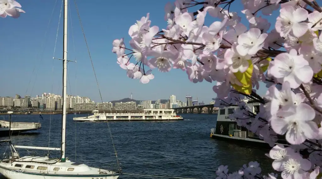 Kapal pesiar di Sungai Han, Seoul