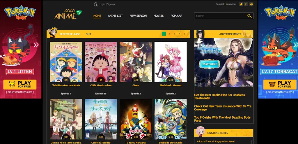 Gambar seseorang menonton anime online