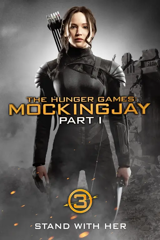 Poster film The Hunger Games dengan subtitle Indonesia