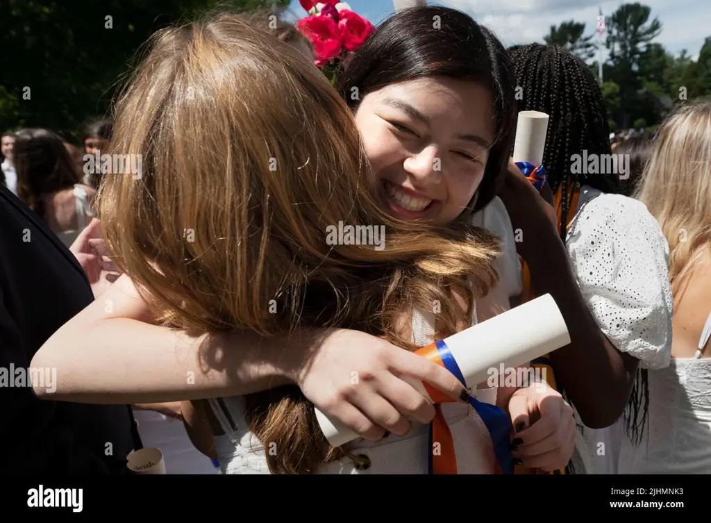 Upacara wisuda siswi SMA