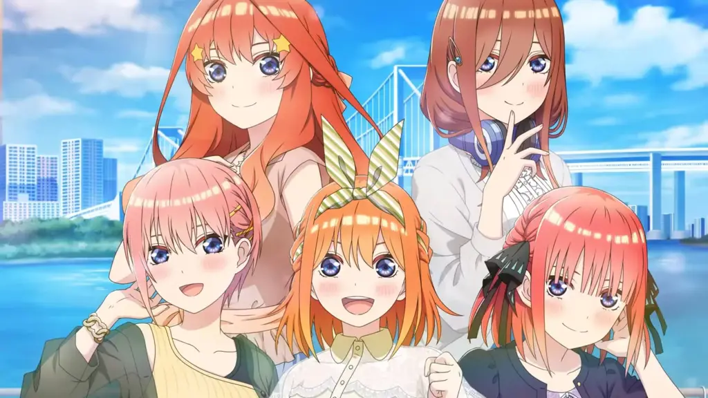 Gambar Misato Nonomiya dari anime The Quintessential Quintuplets