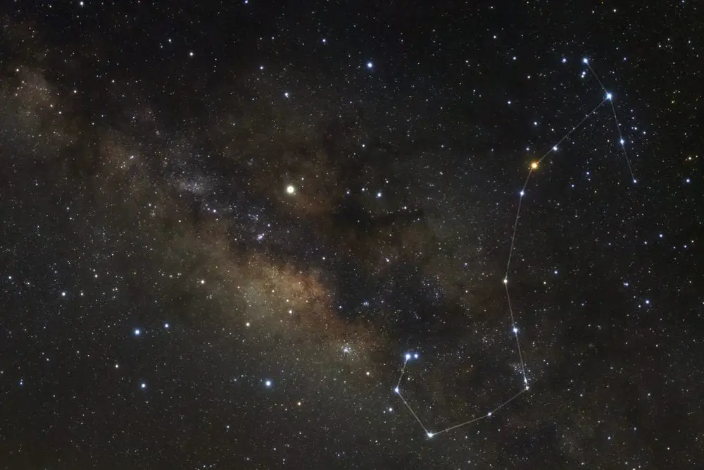 Langit malam yang dipenuhi bintang-bintang