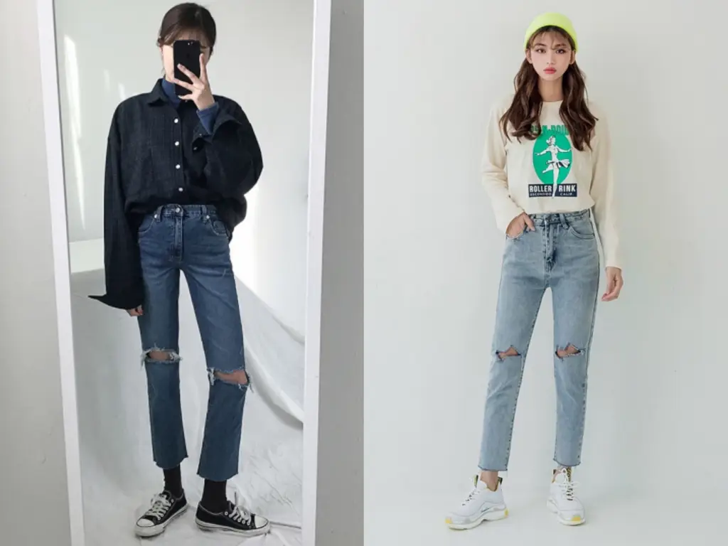 Tips memadukan celana jogger wanita Korea dengan berbagai outfit