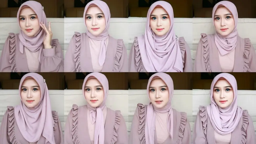 Contoh model hijab wisuda yang elegan dan mewah