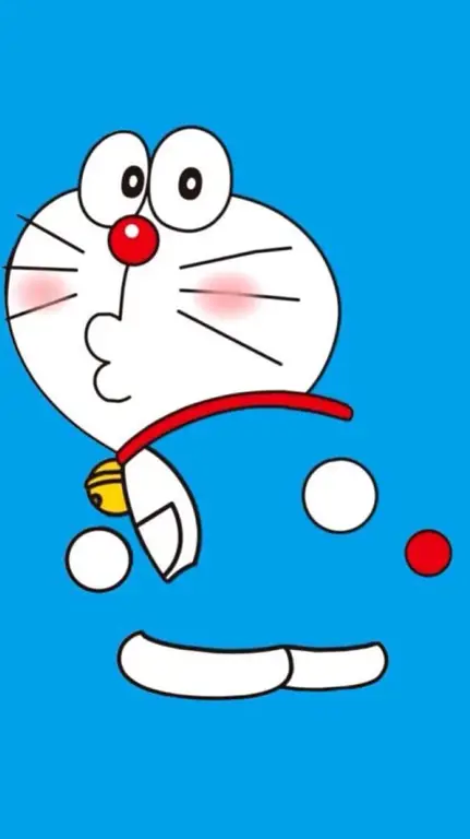 Keluarga bahagia menonton film Doraemon bersama