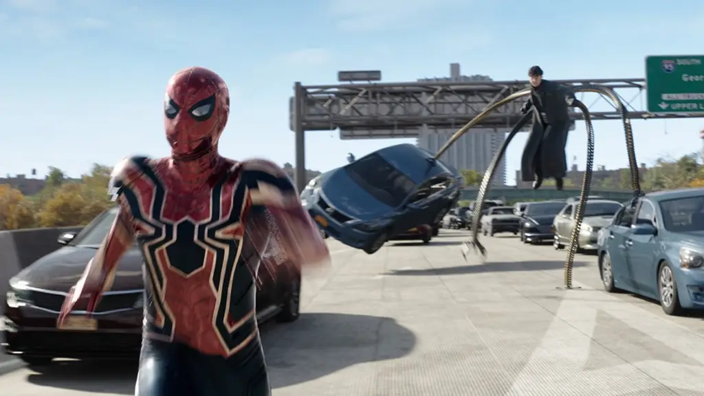 Adegan seru dari film Spiderman No Way Home