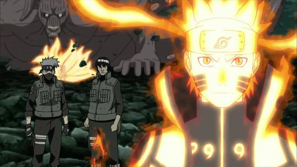 Screenshot adegan penting dari Naruto Shippuden episode 484