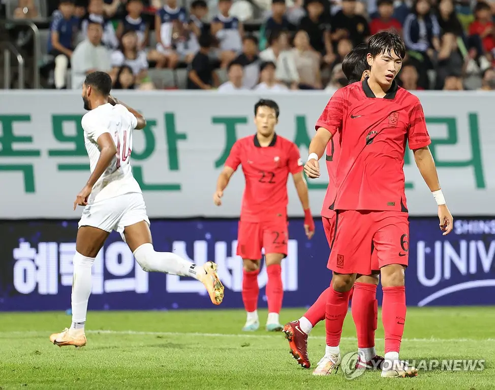 Pertandingan Sepak Bola Qatar vs Korea Selatan