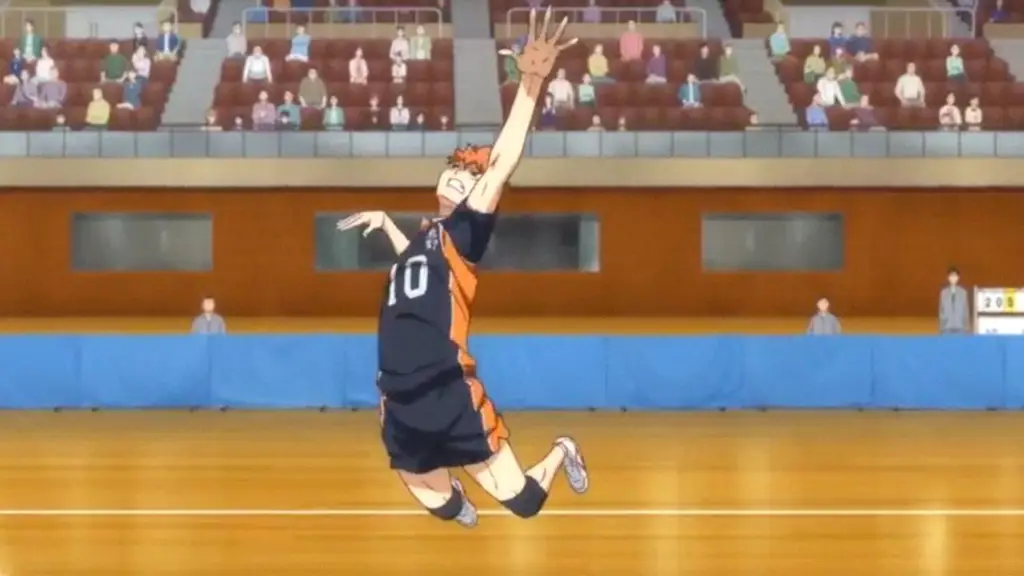 Cuplikan pertandingan voli Haikyuu!! yang menegangkan