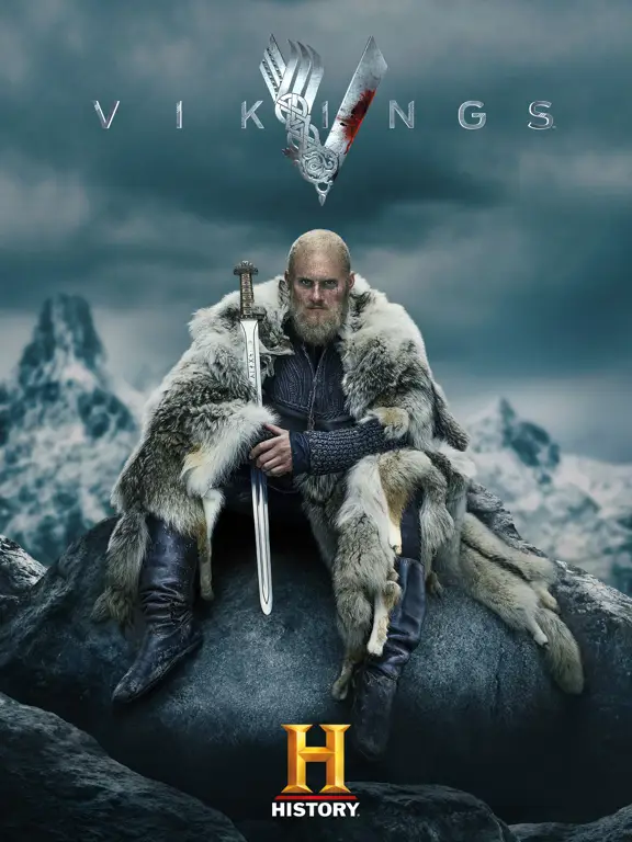 Gambar adegan akhir musim Vikings