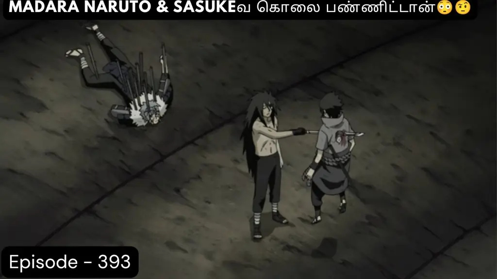 Gambar screenshot adegan penting dari Naruto episode 393