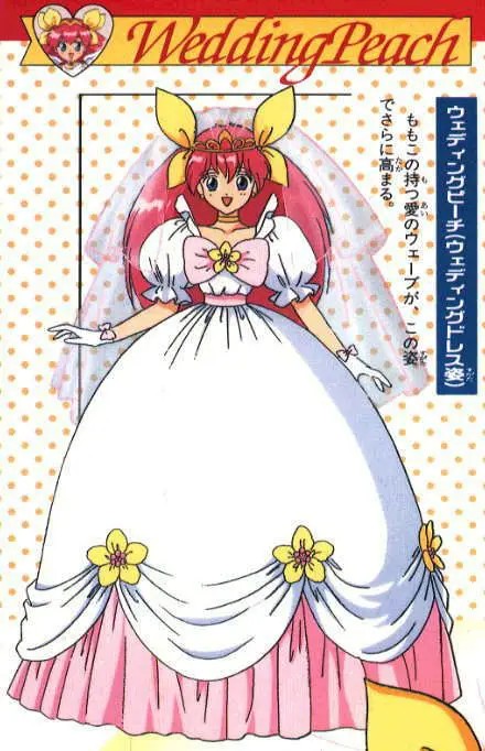 Gambar Momoko Hanaoka, tokoh utama Wedding Peach