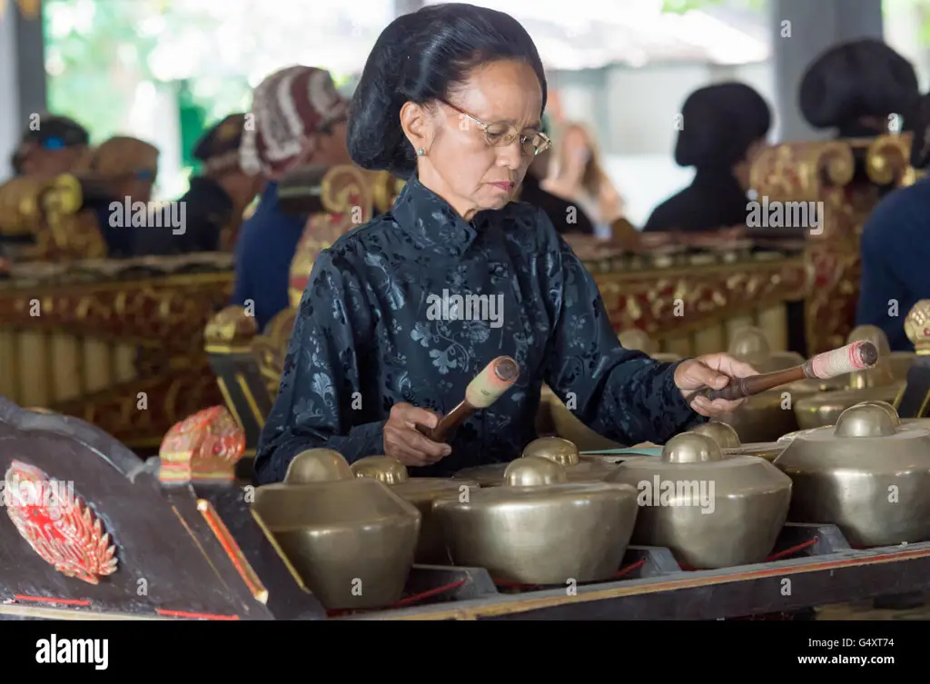 Gambar penampilan musik tradisional Indonesia