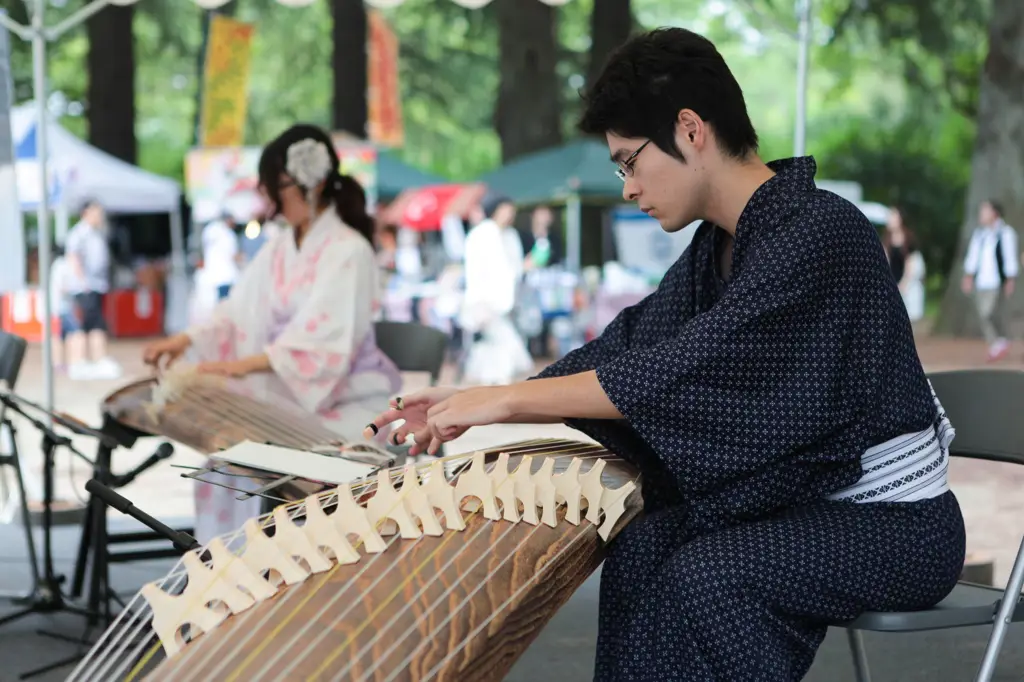 Gambar musik tradisional Jepang