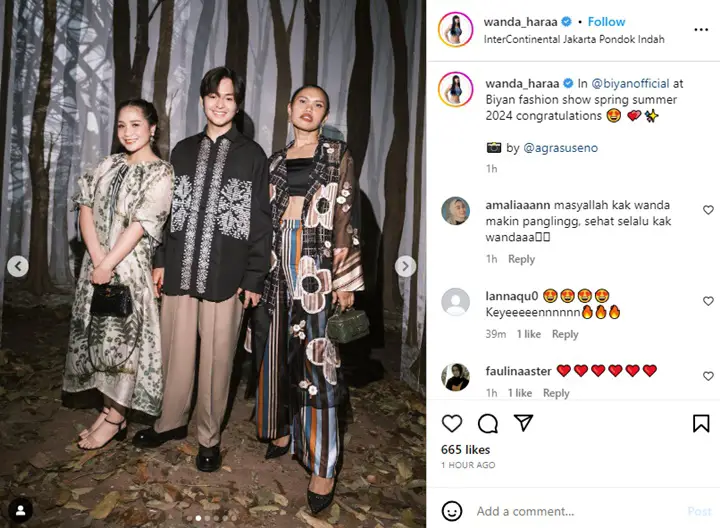 Foto Nagita Slavina di acara amal