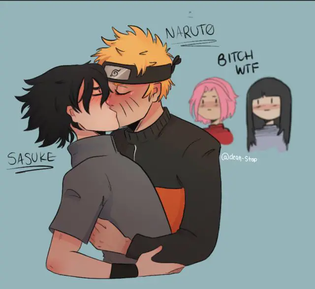 Gambar Naruto dan Sasuke dalam cerita Hentai