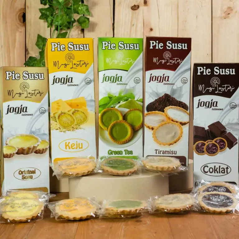 Berbagai varian rasa pie susu