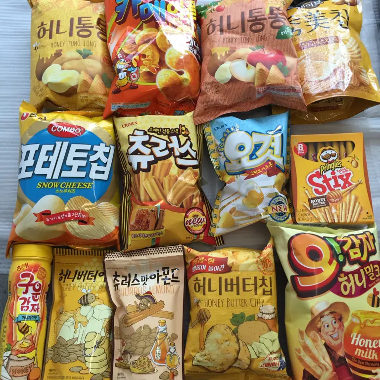 Makanan ringan saat menonton film Korea