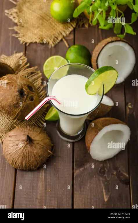 Susu Kelapa Delight yang lezat dan menyegarkan