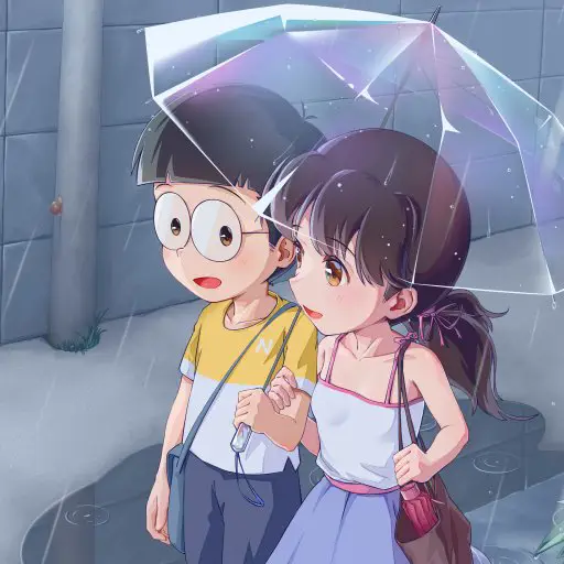 Gambar Nobita dan Shizuka