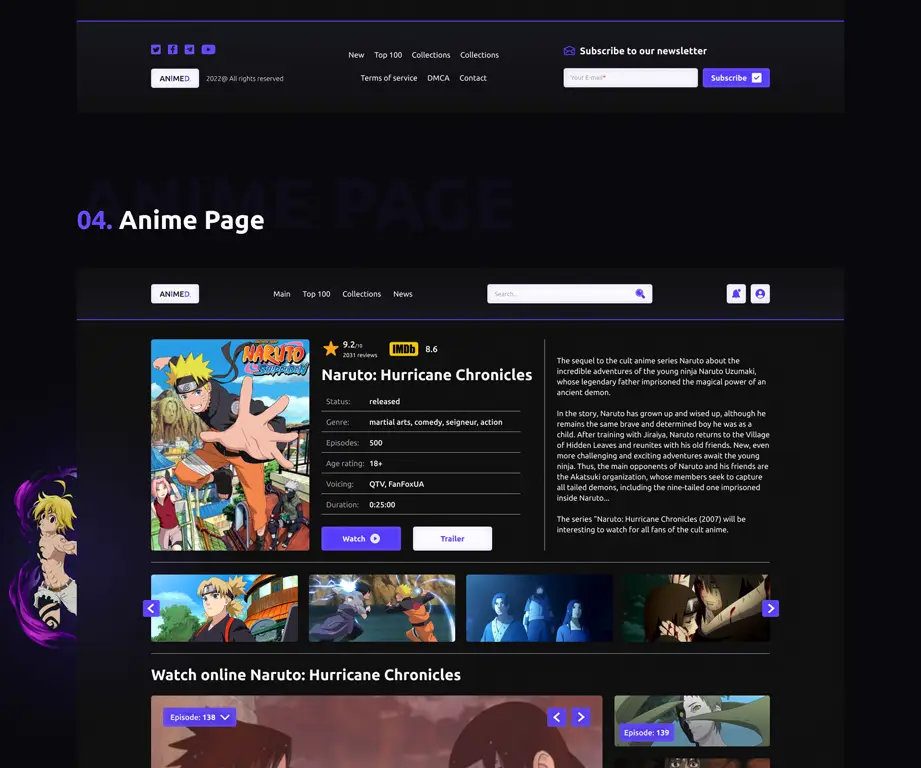 Berbagai platform streaming anime