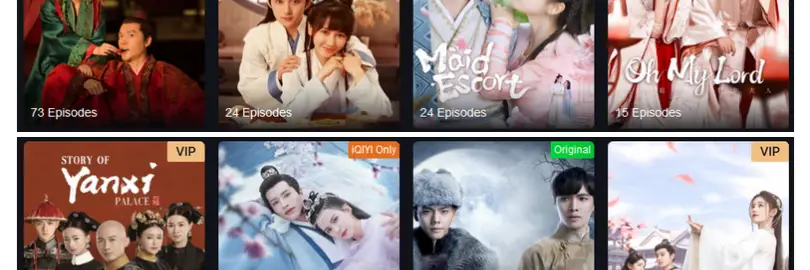 Berbagai platform streaming drama China