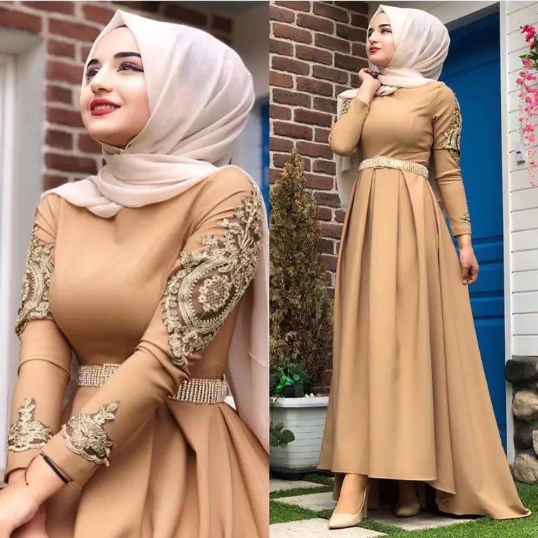 Ide outfit hijab simple untuk acara formal