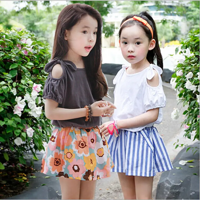 Contoh padu padan baju anak casual Korea