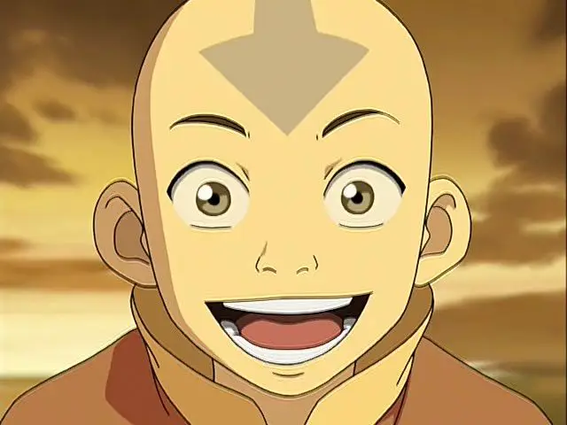 Gambar para karakter utama dalam serial animasi Avatar: The Last Airbender