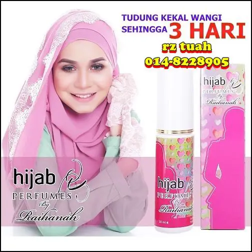 Berbagai pilihan parfum floral untuk hijab