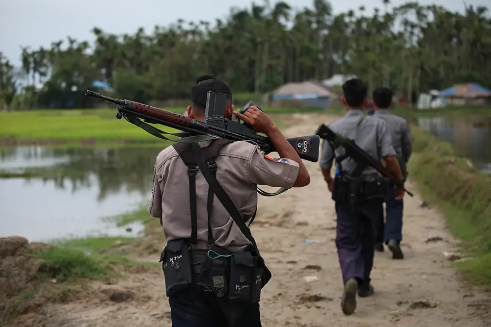 Gambar yang menggambarkan pelanggaran hak asasi manusia