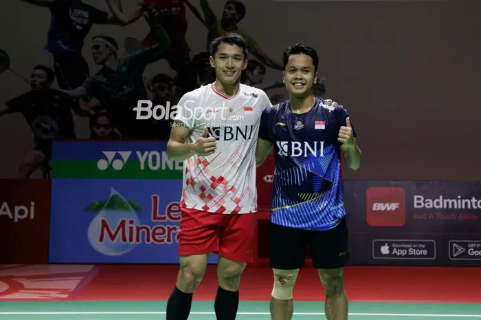 Jonatan Christie dan Anthony Sinisuka Ginting