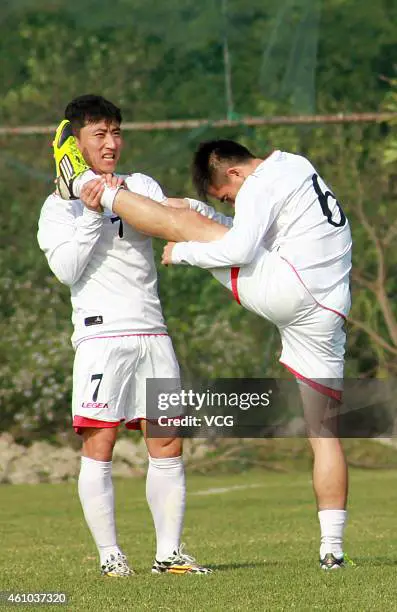 Para Pemain Timnas Sepak Bola Korea Utara