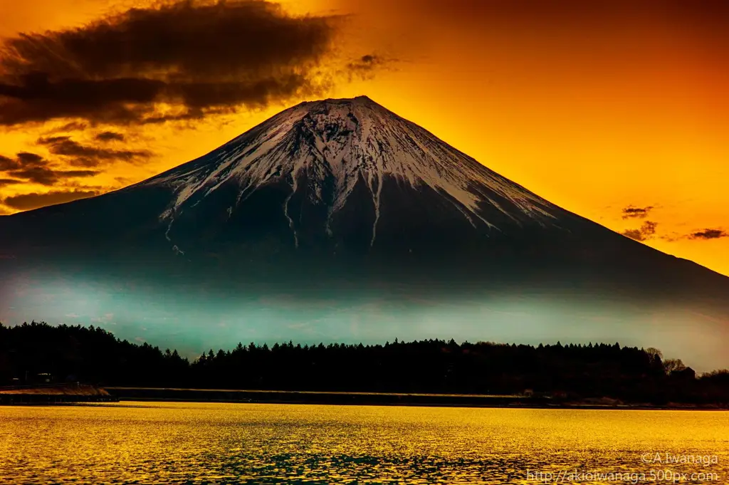 Foto pemandangan alam Jepang yang indah