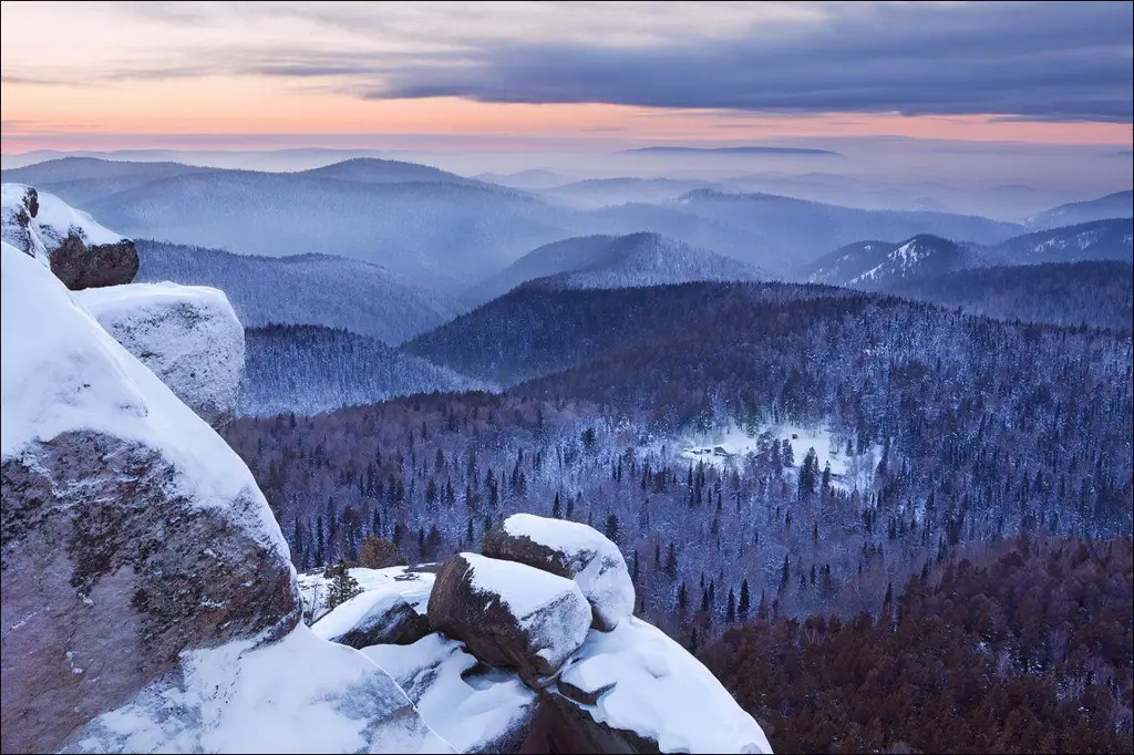 Foto pemandangan alam Rusia yang indah