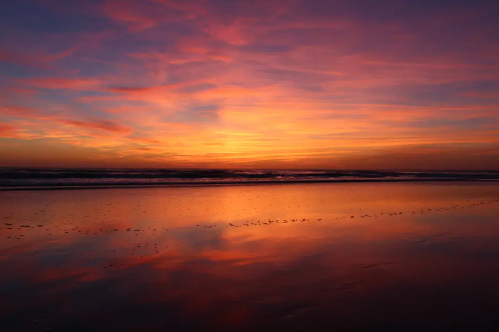 Pemandangan Pantai Senja