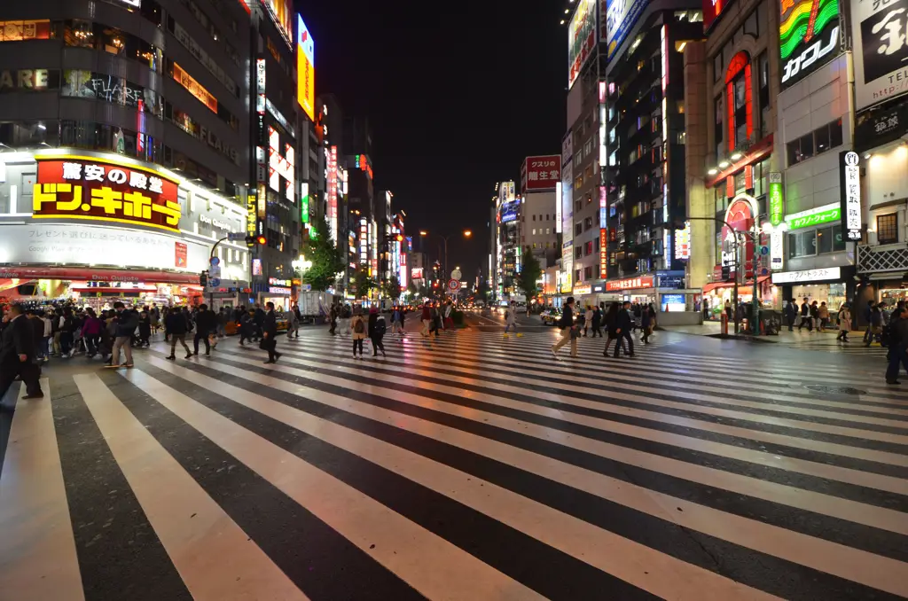 Gambar pemandangan jalanan Tokyo