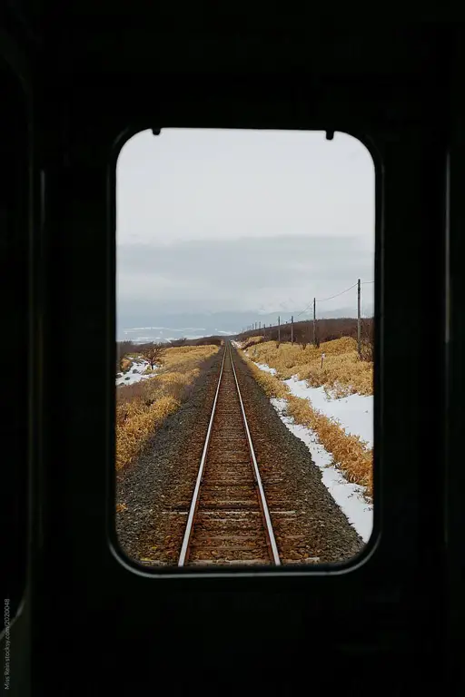 Pemandangan dari jendela kereta api