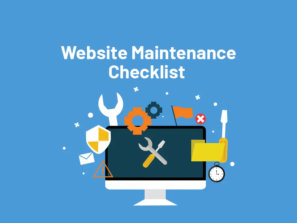 Ilustrasi website maintenance