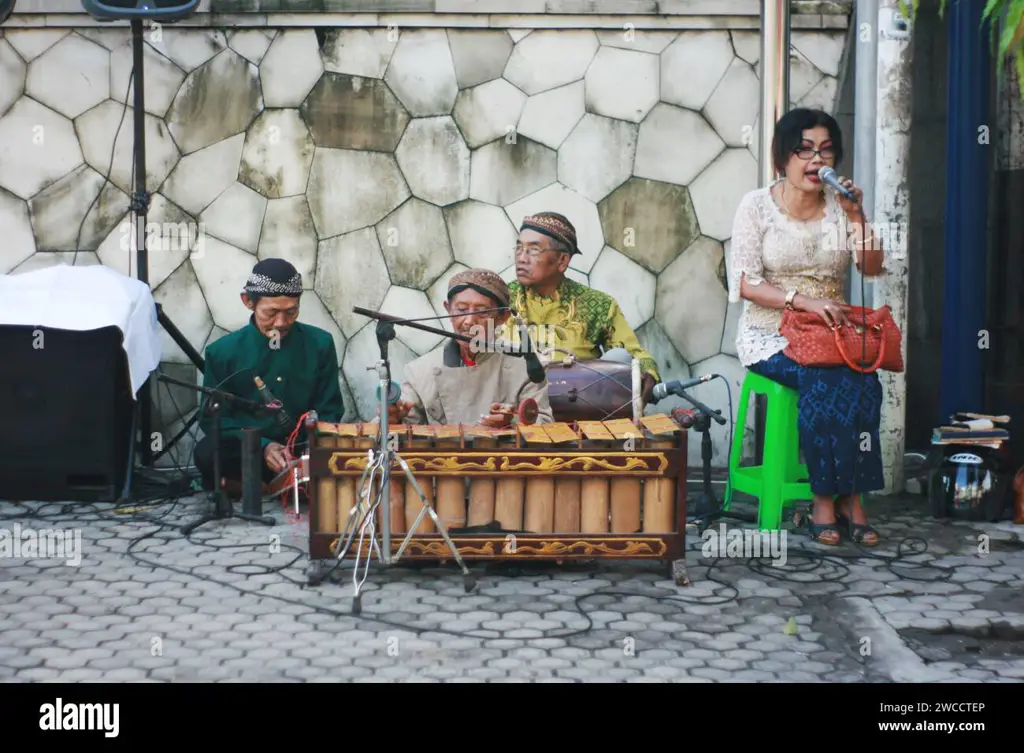 Sekelompok pengamen jalanan Indonesia