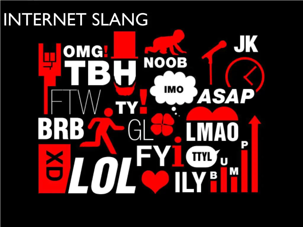 Penggunaan internet slang