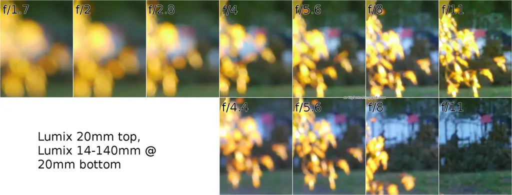 Perbandingan efek bokeh dari berbagai lensa