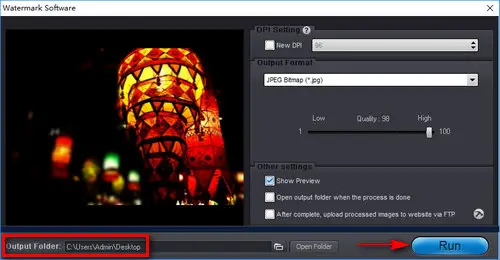 Contoh perangkat lunak pengeditan video dengan efek bokeh