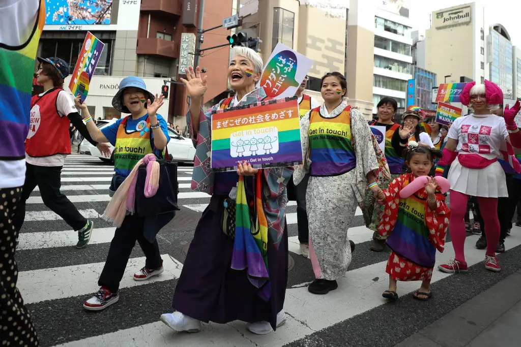 Parade kebanggaan gay di Jepang