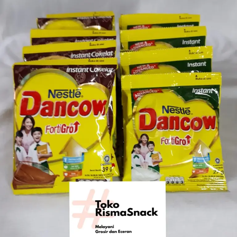 Perbandingan harga susu Dancow Fortigro di berbagai toko